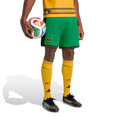 Men's adidas Green Jamaica National Team Replica Shorts