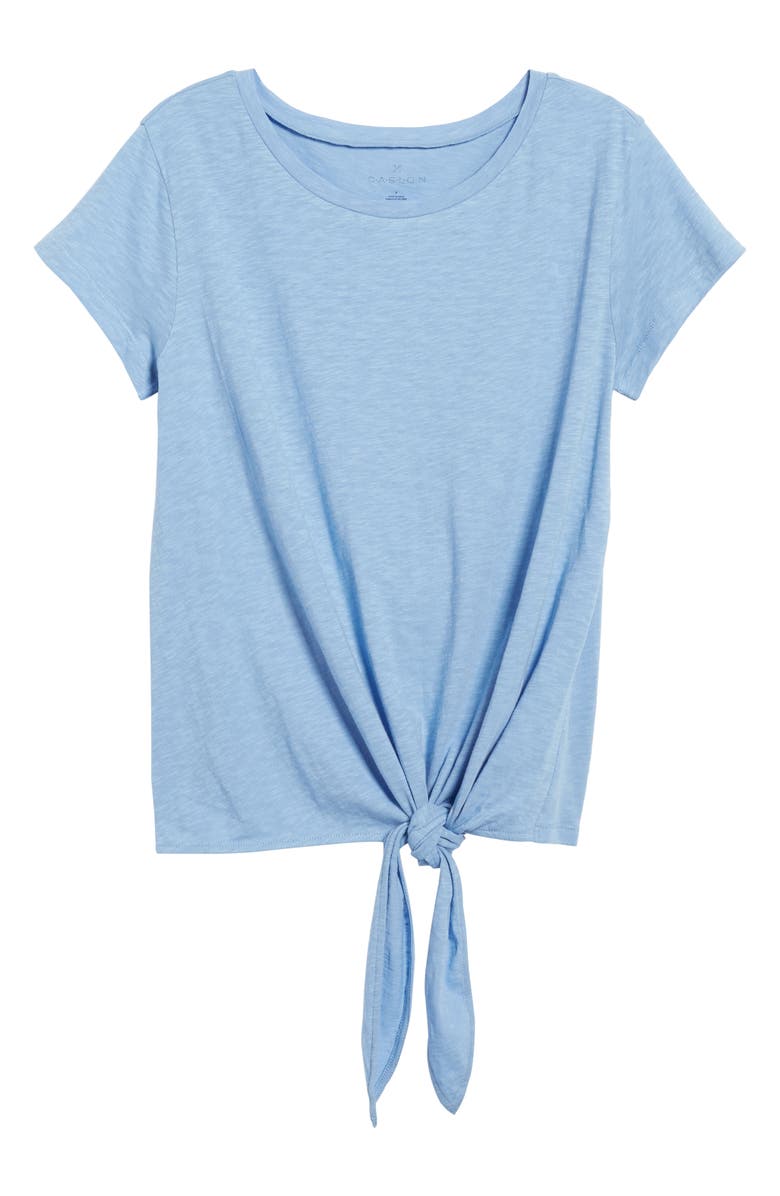Caslon<sup>®</sup> Tie Front Tee, Alternate, color, 