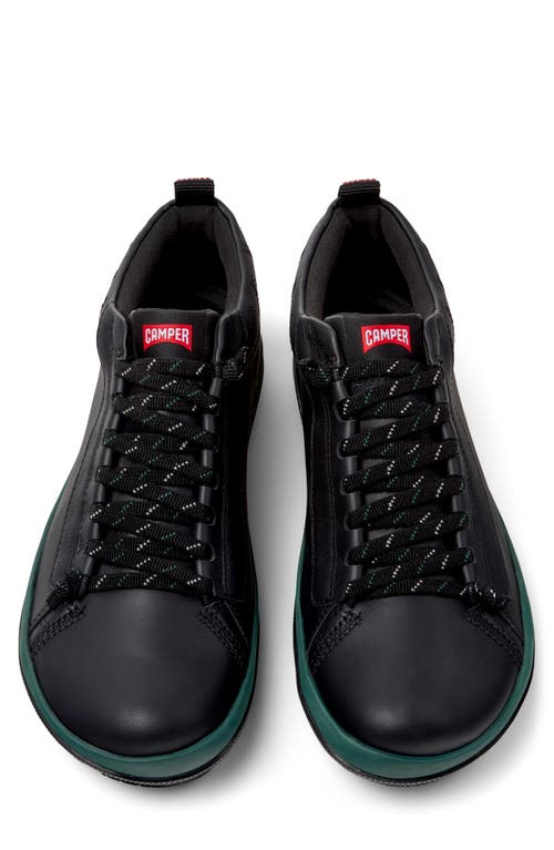 Camper Peu Pista Gm Leather Lace-up Sneakers In Black