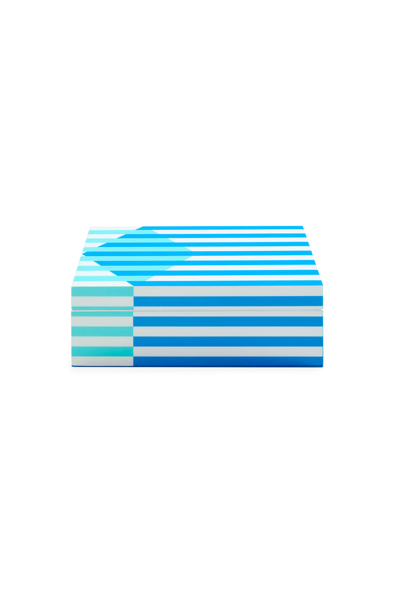 Copenhagen Lacquer Box, Main, color, Blue / White
