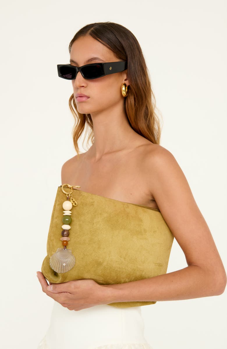 Éliou Tarsila Beaded Bag Charm, Alternate, color, Beige Multi