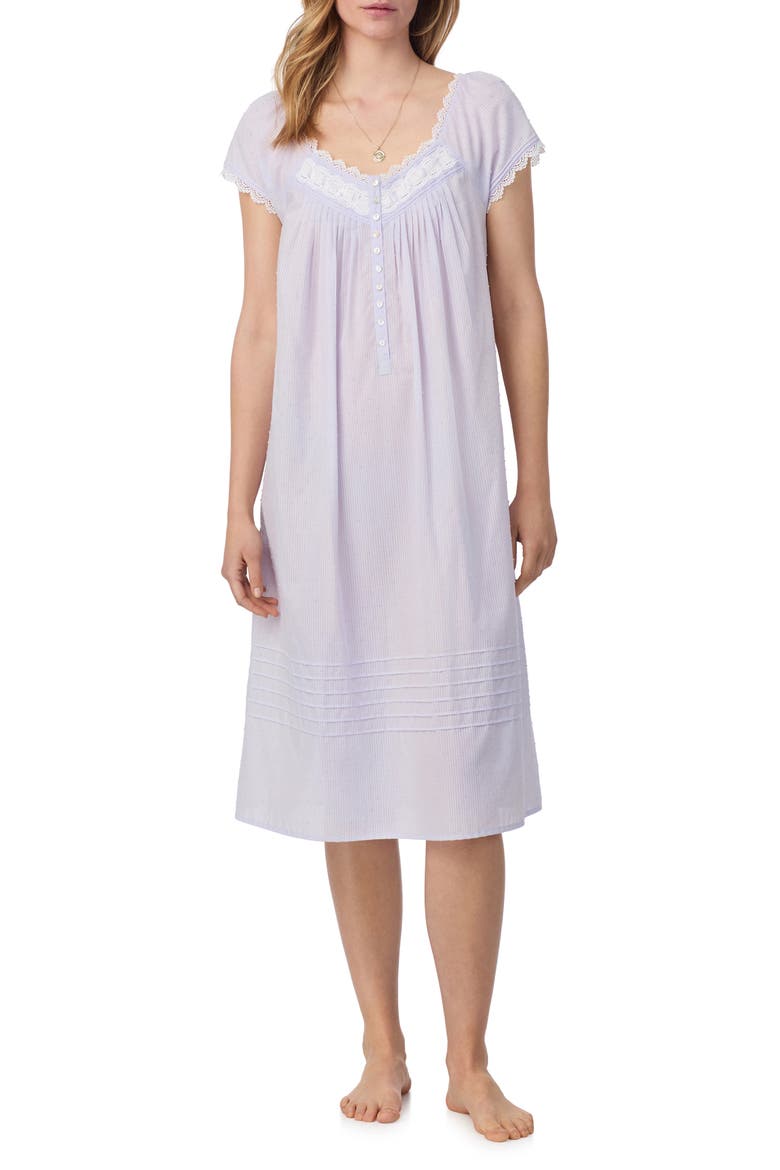 Cap Sleeve Waltz Nightgown, Main, color, LAVENDER