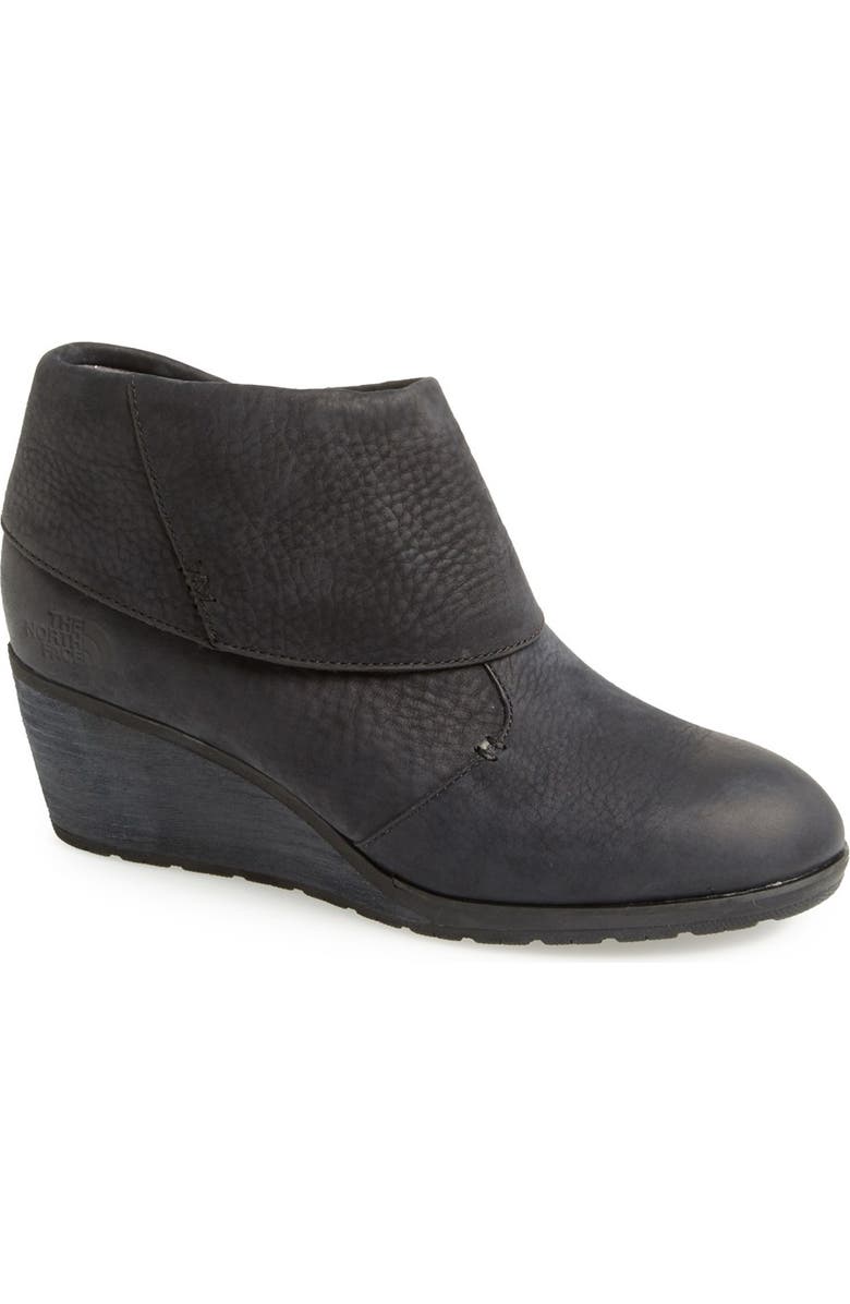 The North Face 'Bridgeton' Waterproof Wedge Bootie, Main, color,
