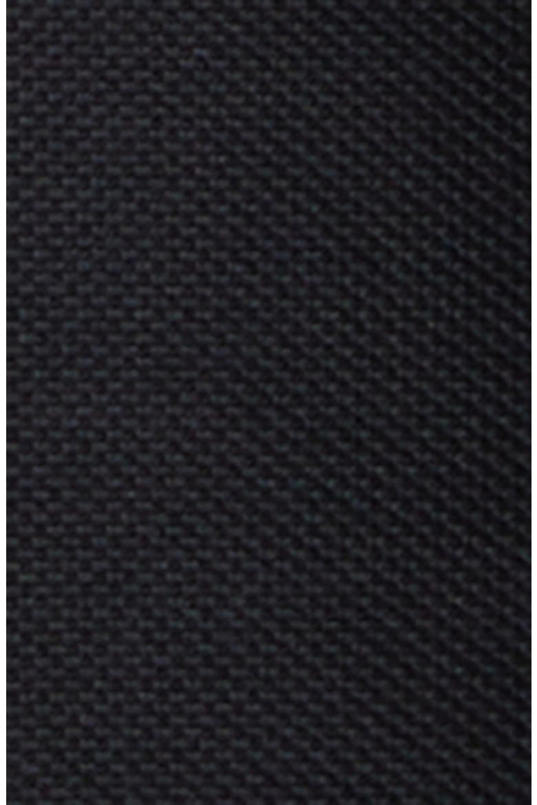 Evan Check Collar Cotton Piqué Polo, Alternate, color, BLACK