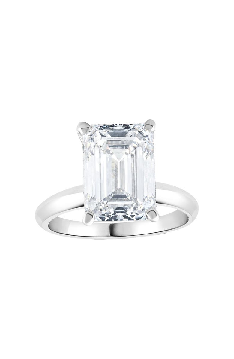 Bliss Diamond 4Ct Emerald Cut Certified Diamond Engagement Ring 14k Gold Lab Grown, Main, color, 