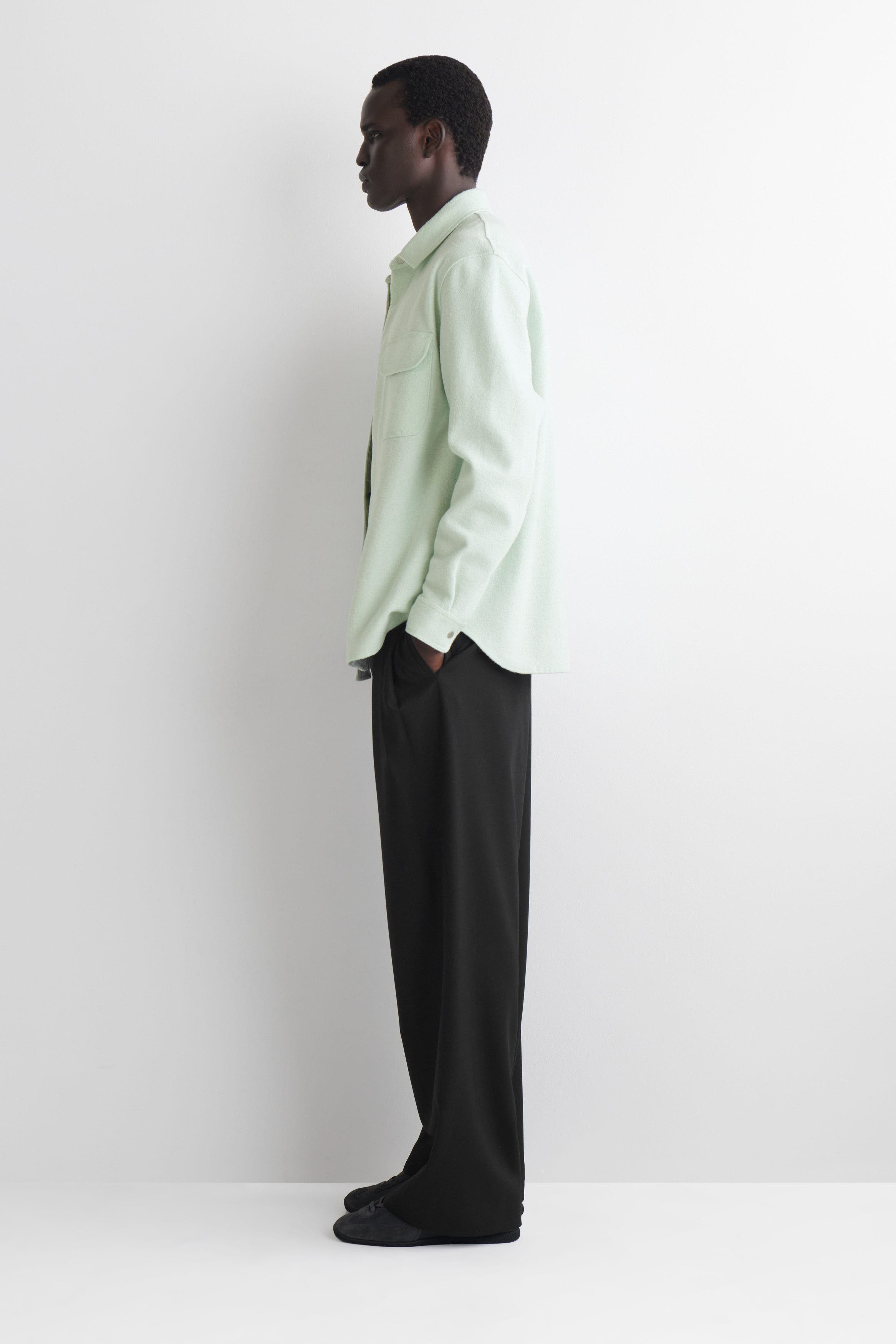 Boiled-Wool Overshirt - image 2