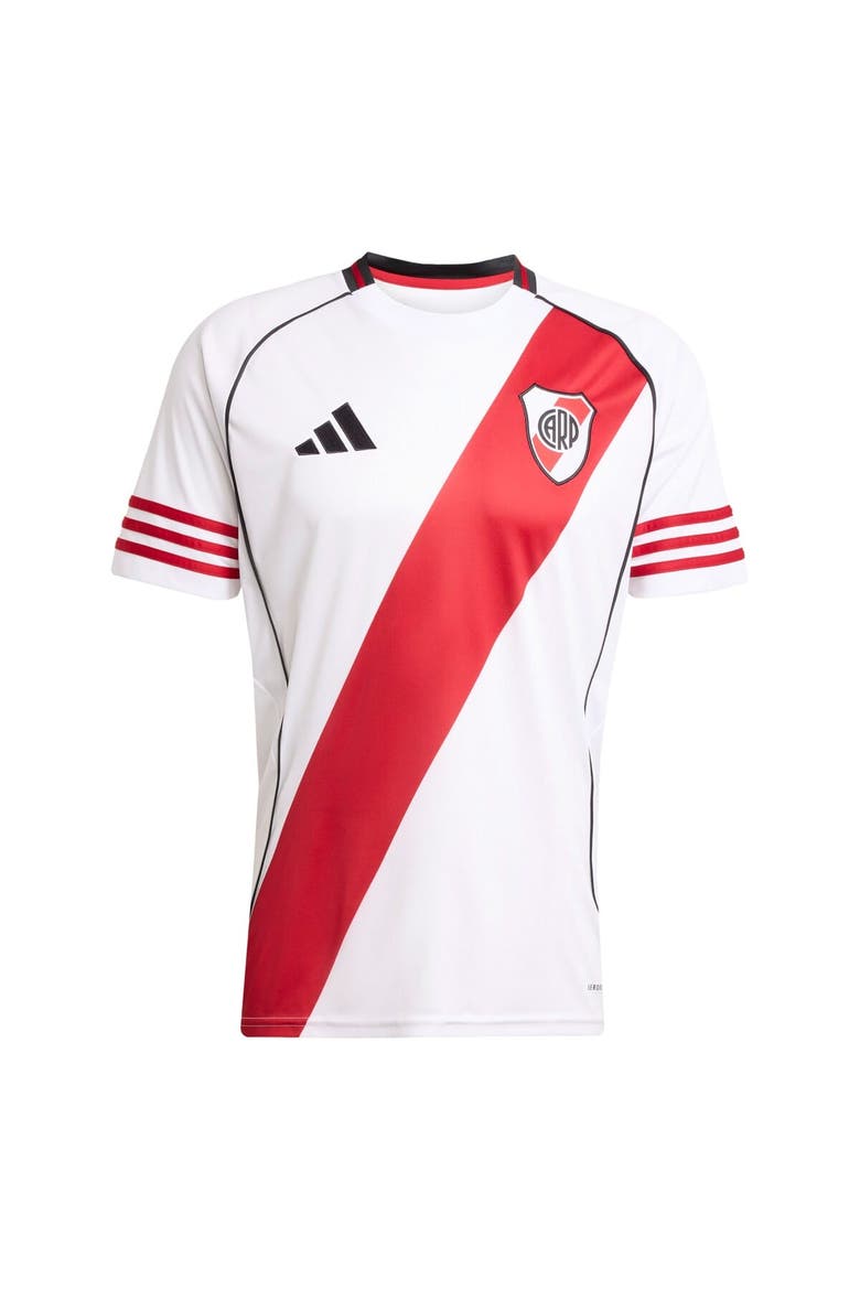 Men's adidas White Club Atlético River Plate 2025/26 Home Replica Jersey, Alternate, color, White