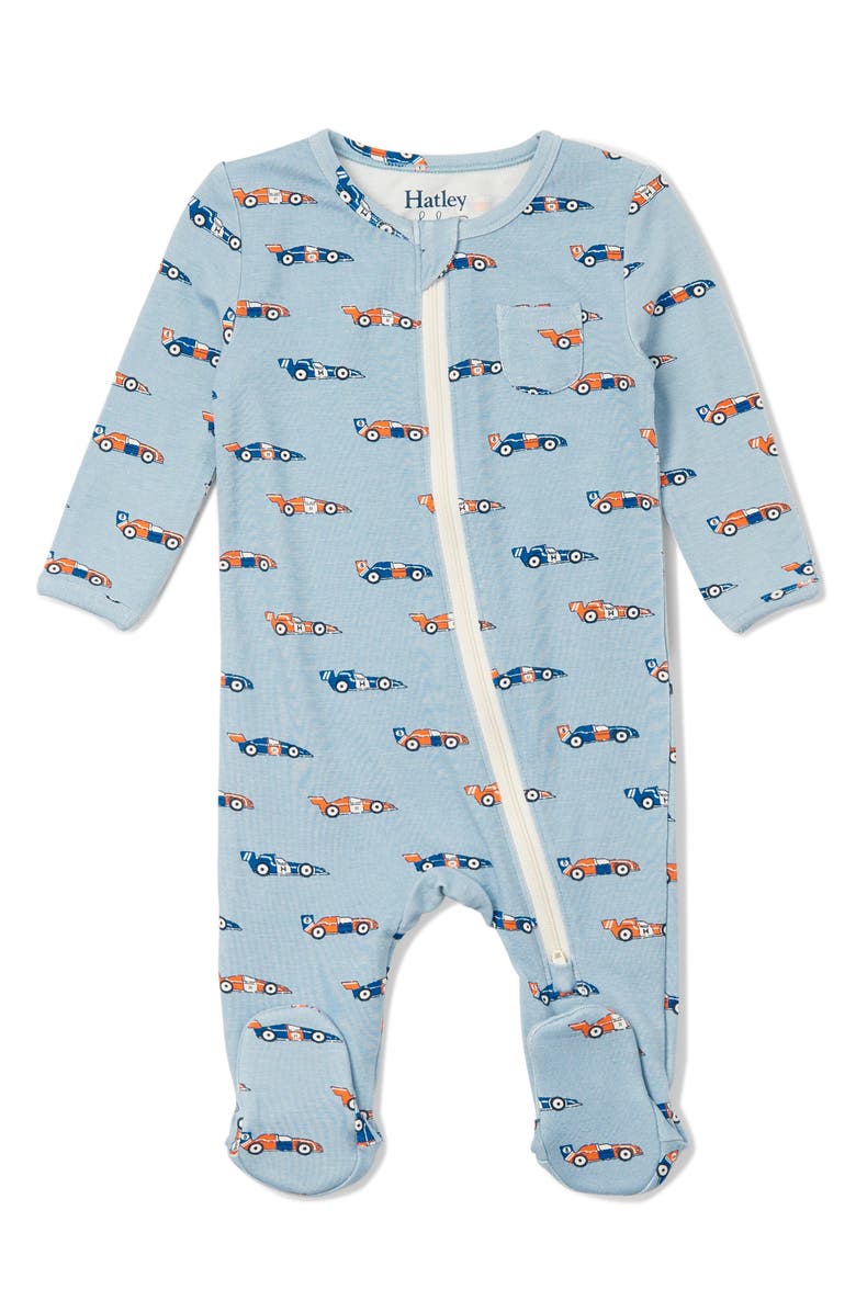 Hatley Grand Prix Footie, Main, color, Blue