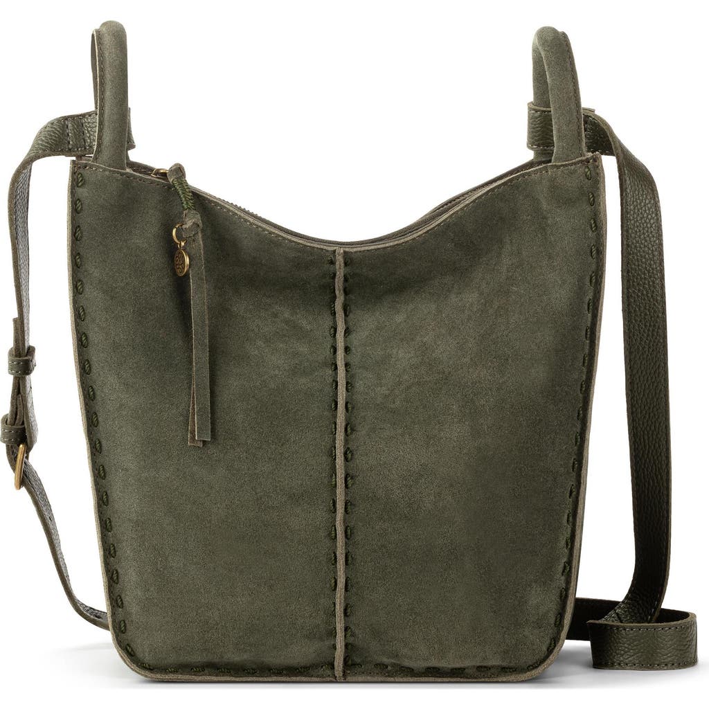 The Sak Los Feliz Crossbody Leather Bag In Green