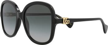 56mm Butterfly Sunglasses