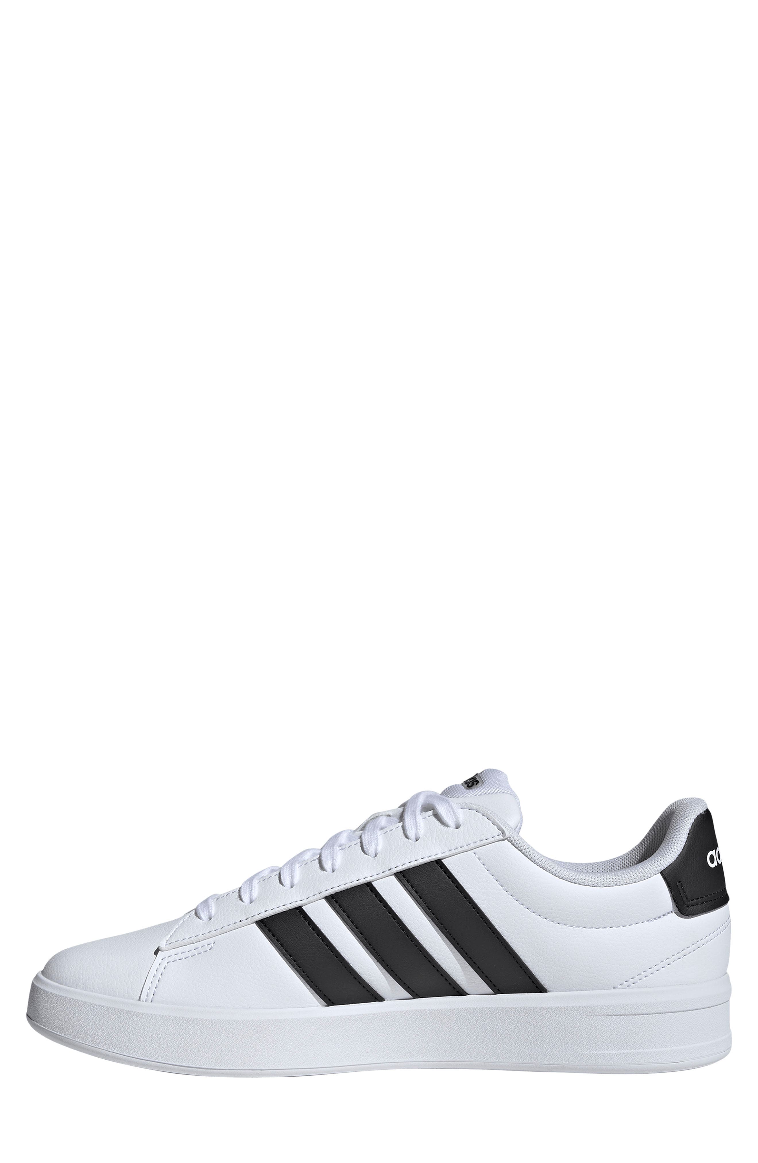 Grand Court 3.0 Sneaker, Alternate, color, WHITE/CORE BLACK/ WHITE