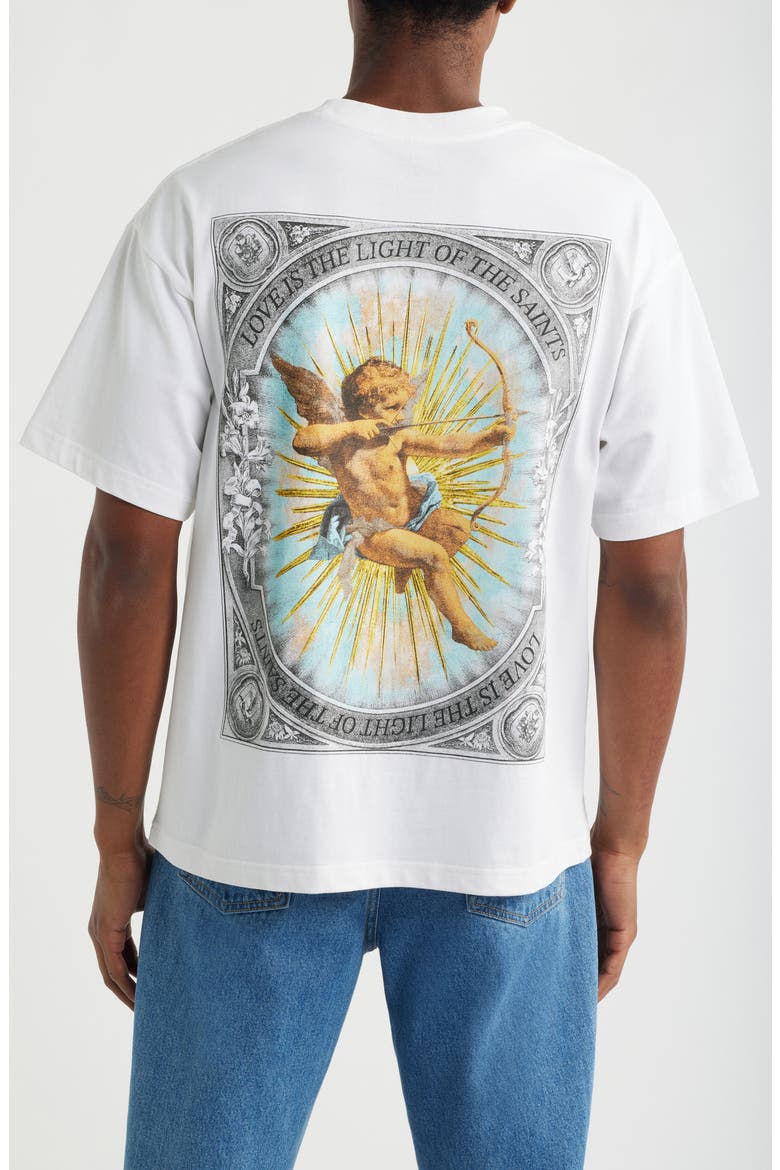 Sacrament of Love Cotton Graphic T-Shirt, Alternate, color, WHITE