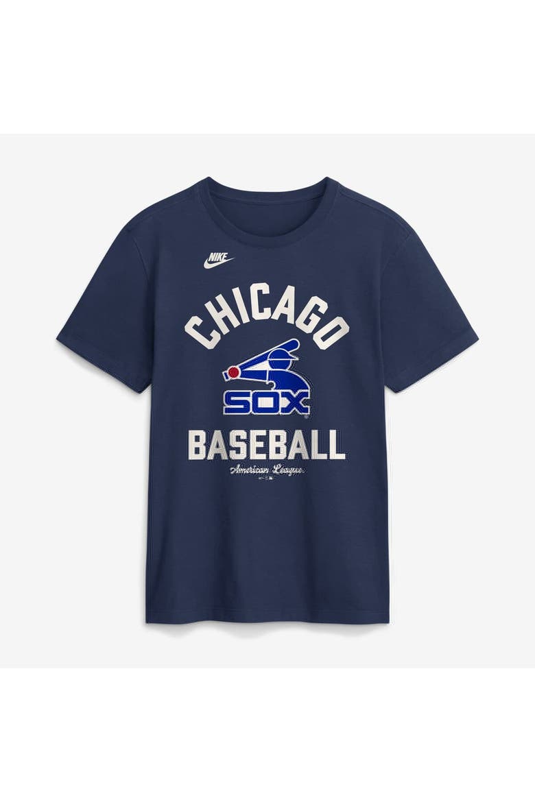 Men's Nike Navy Chicago White Sox Cooperstown Collection T-Shirt, Alternate, color, Navy