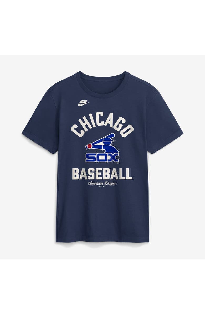 Nike Men's Nike Navy Chicago White Sox Cooperstown Collection T-Shirt, Alternate, color, Navy