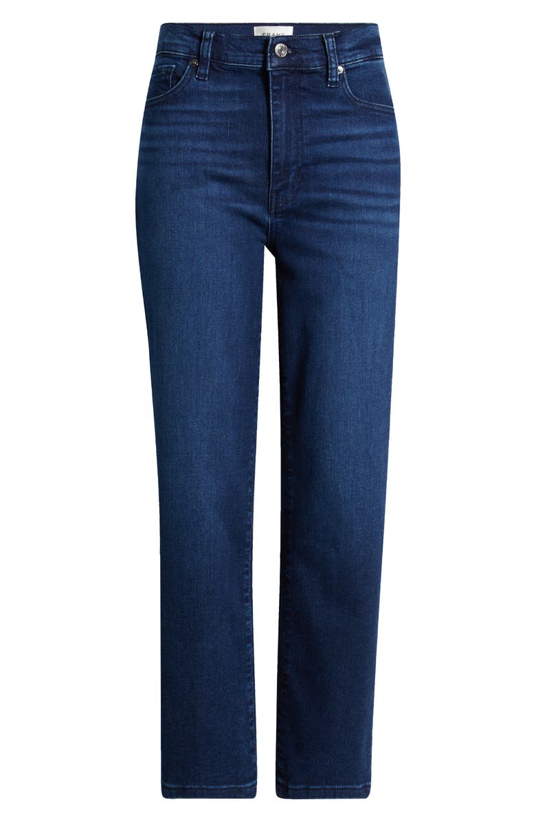 FRAME Le Sleek High Waist Ankle Straight Leg Jeans, Alternate, color, Trick