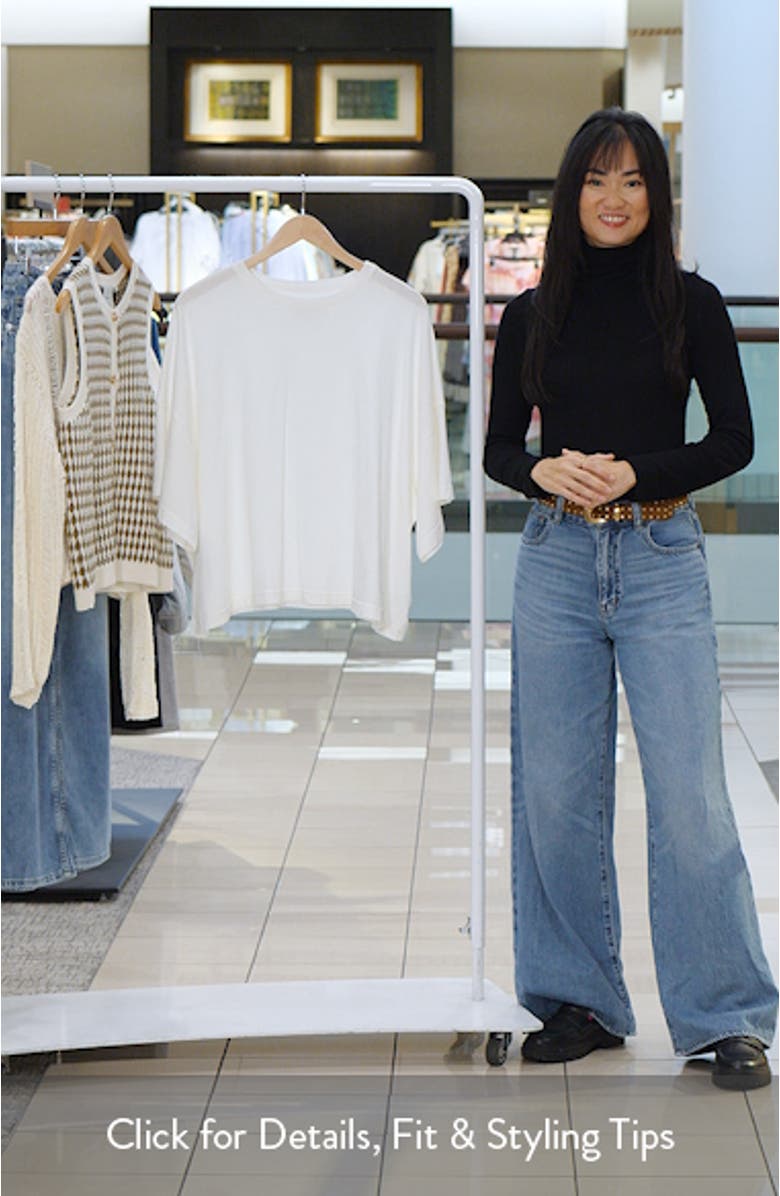 Cape Oversize Organic Cotton T-Shirt, sales video thumbnail