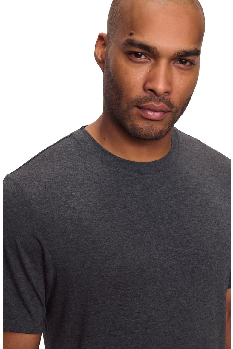 Henry Stretch Tencel® Modal Short Pajamas, Alternate, color, CHARCOAL HEATHER