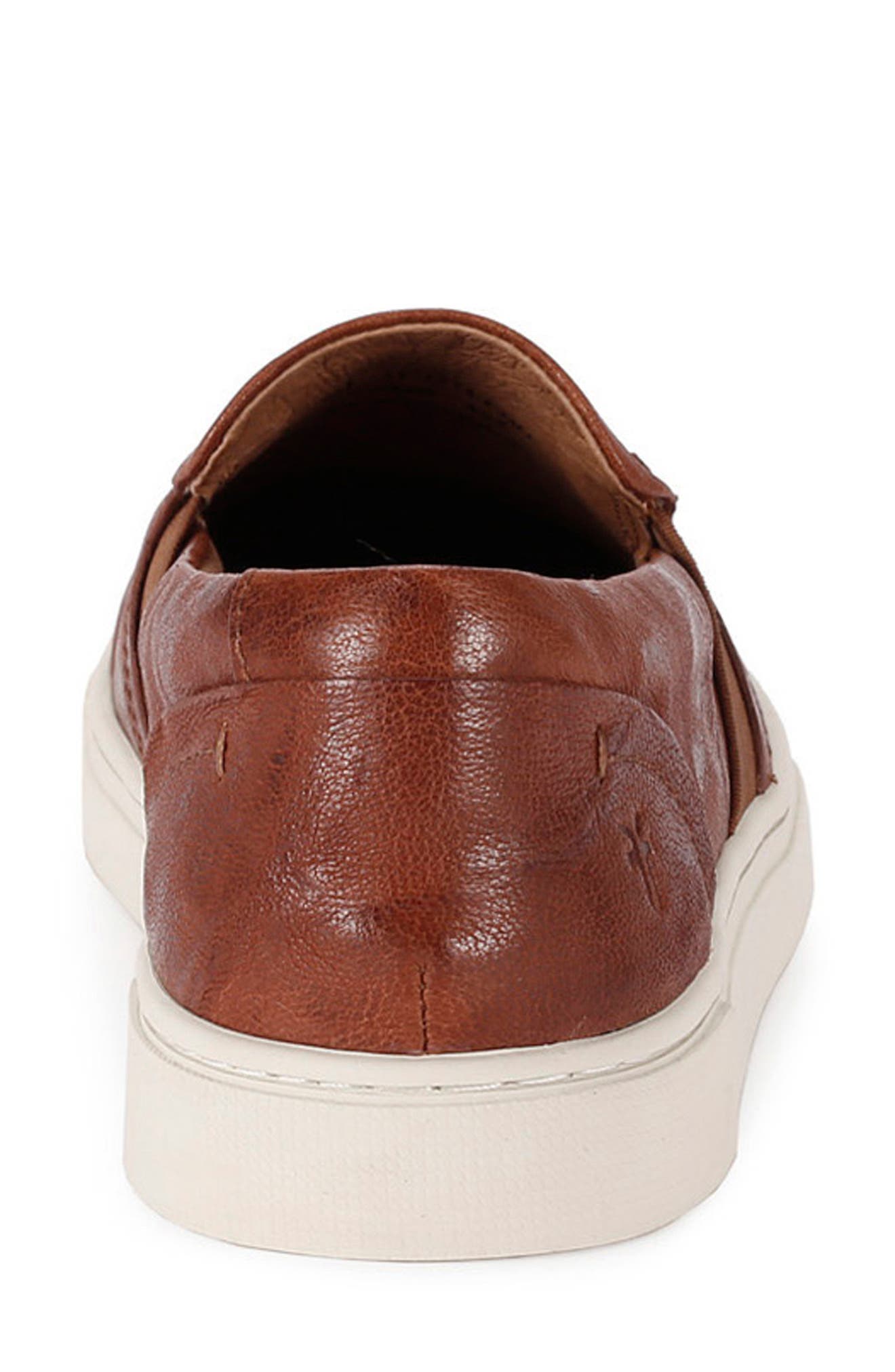 Frye Ivy Slip-On Sneaker, Alternate, color, Cognac - Oyster