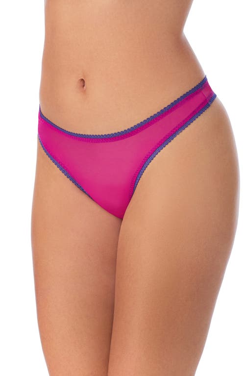 On Gossamer Hip-g Mesh Thong In Purple