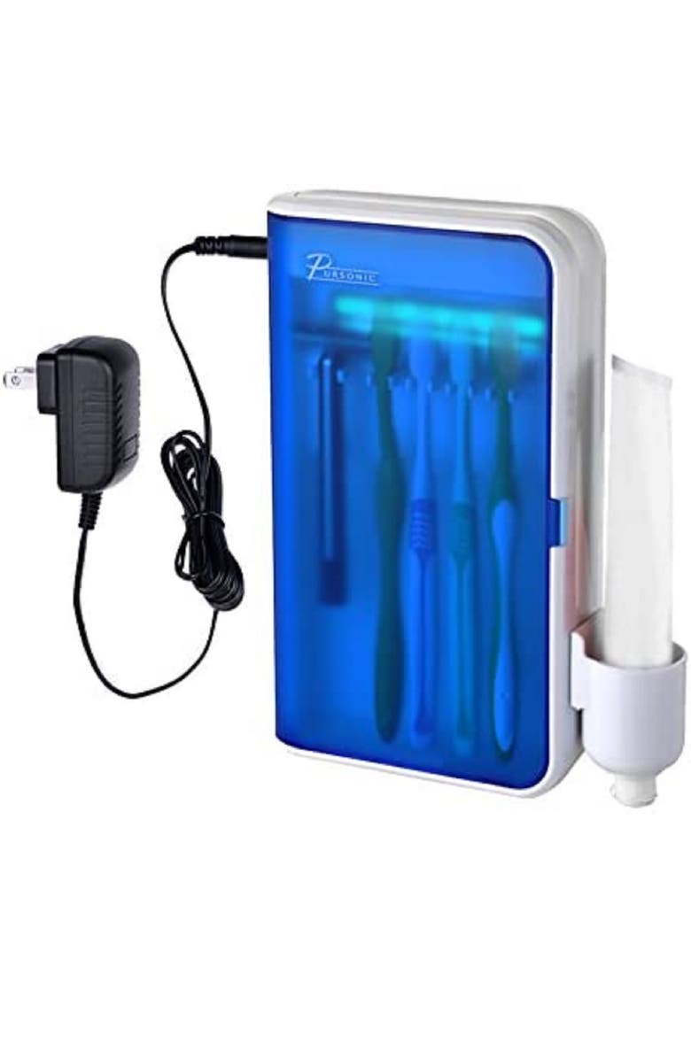 PURSONIC UV Family Toothbrush Sanitizer with AC Adapter, Alternate, color, Multicolor