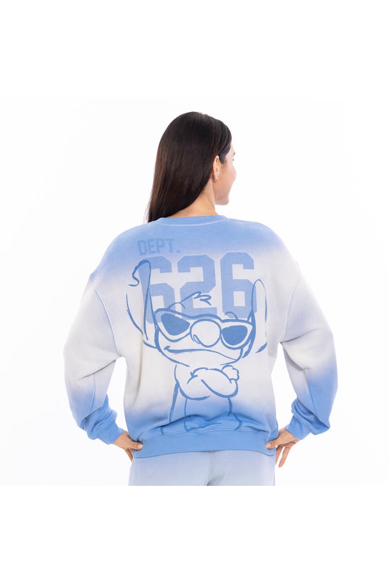Lilo & Stitch Loungewear Sweatshirt, Alternate, color, Sky Blue Stitch