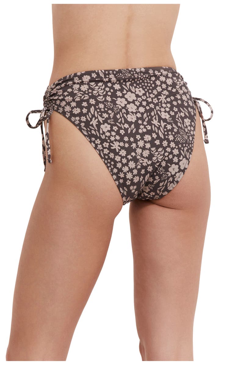 Flirtt Gottex Bella Flora Adjustable High Rise Swim Bottom, Alternate, color, Multi Brown