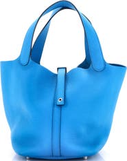 Pre-Owned Hermes Picotin Lock Bag Clemence MM