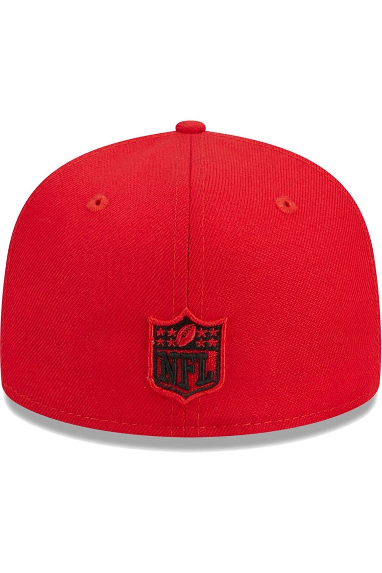 Youth New Era Red Kansas City Chiefs  Main 59FIFTY Fitted Hat, Alternate, color, Red