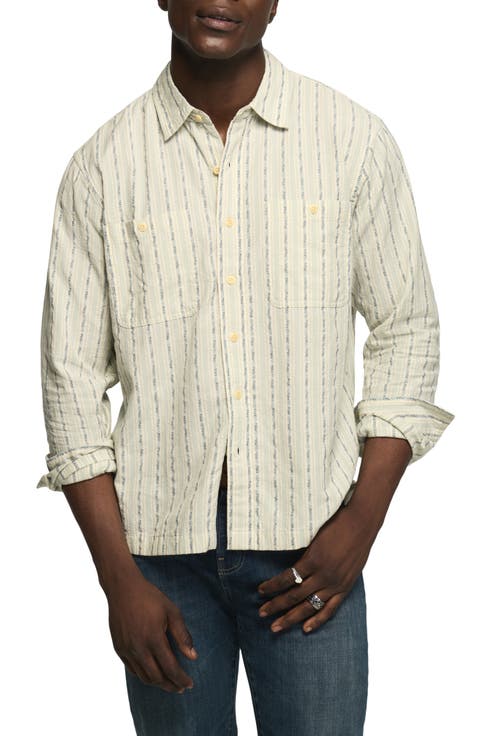 Striped Western Button Up Shirt