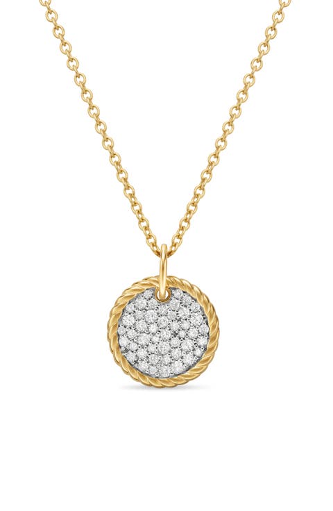 Cable Collectibles Pavé Charm with Diamonds in Gold
