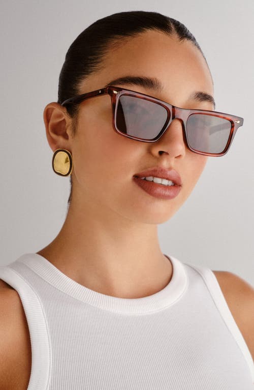 Le Specs Broski In Toffee Tort/khaki Mono