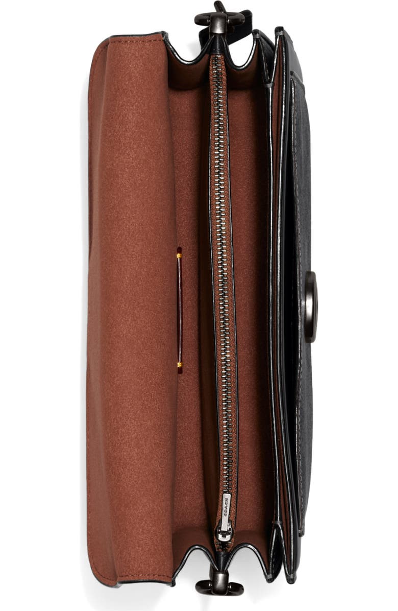 COACH Signature Tabby Coated Canvas & Leather Shoulder Bag, Alternate, color,