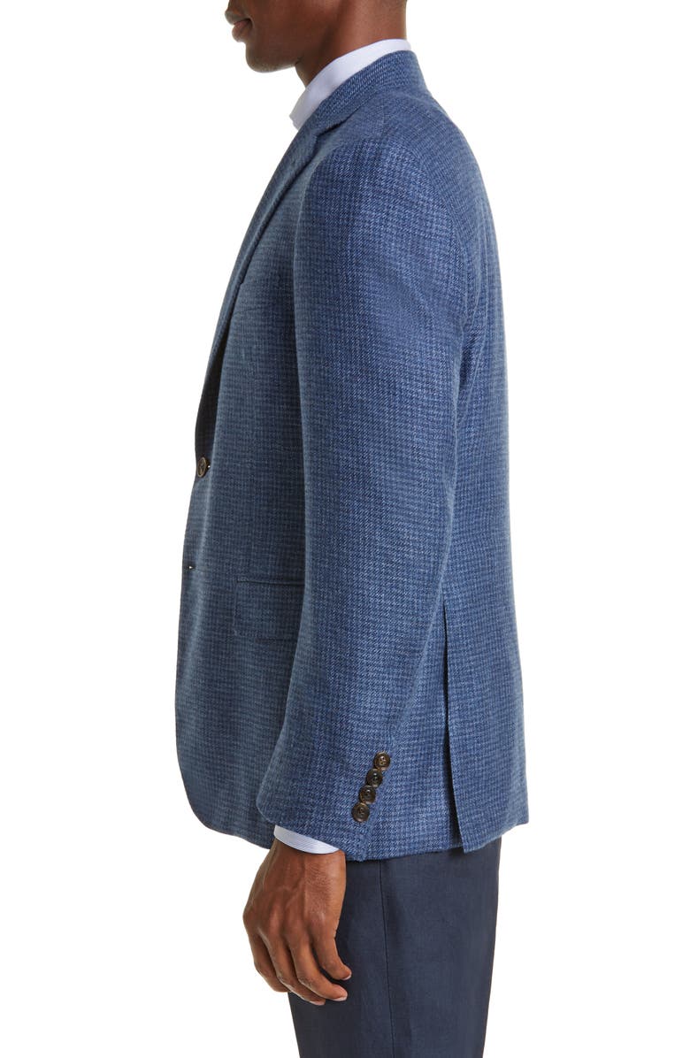 Canali Siena Textured Neat Cashmere Sport Coat, Alternate, color, 