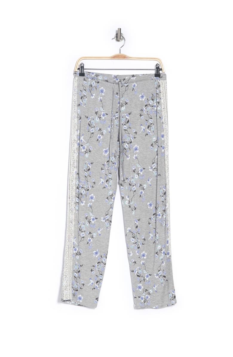 Vince Camuto Gabriela Lace Trim Stretch Pajama Pants, Alternate, color,