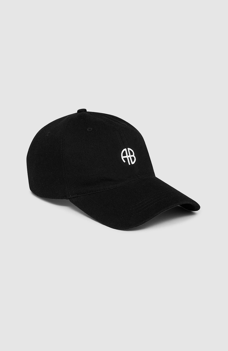 ANINE BING Jeremy Baseball Cap, Alternate, color, Black Denim