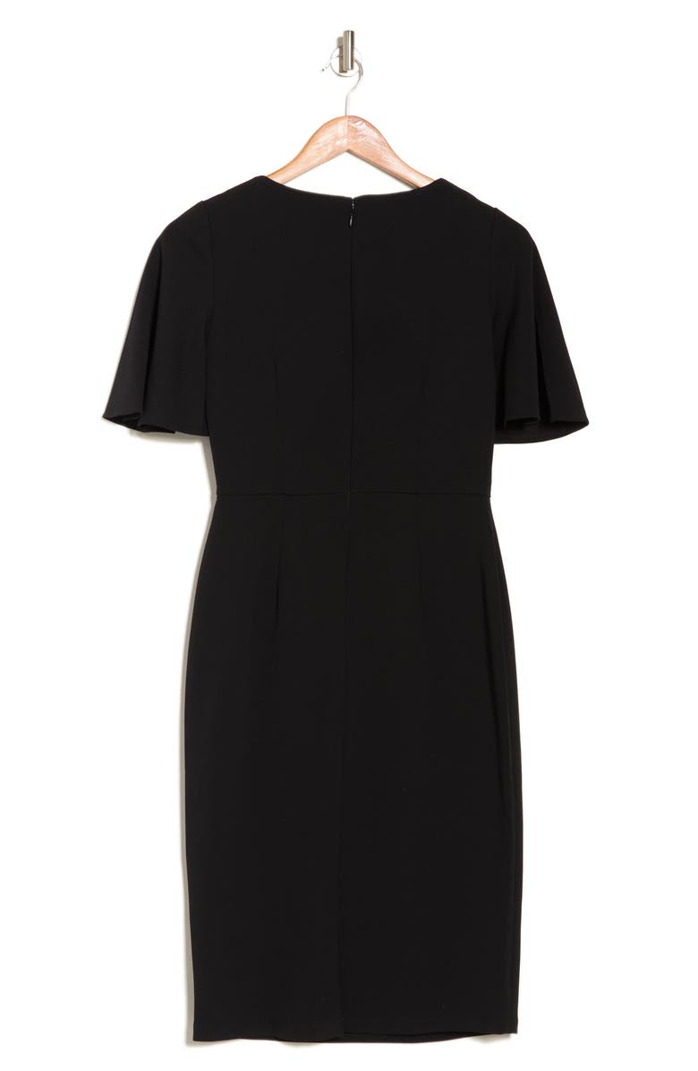 Maggy London Flutter Sleeve Sheath Dress, Alternate, color, 