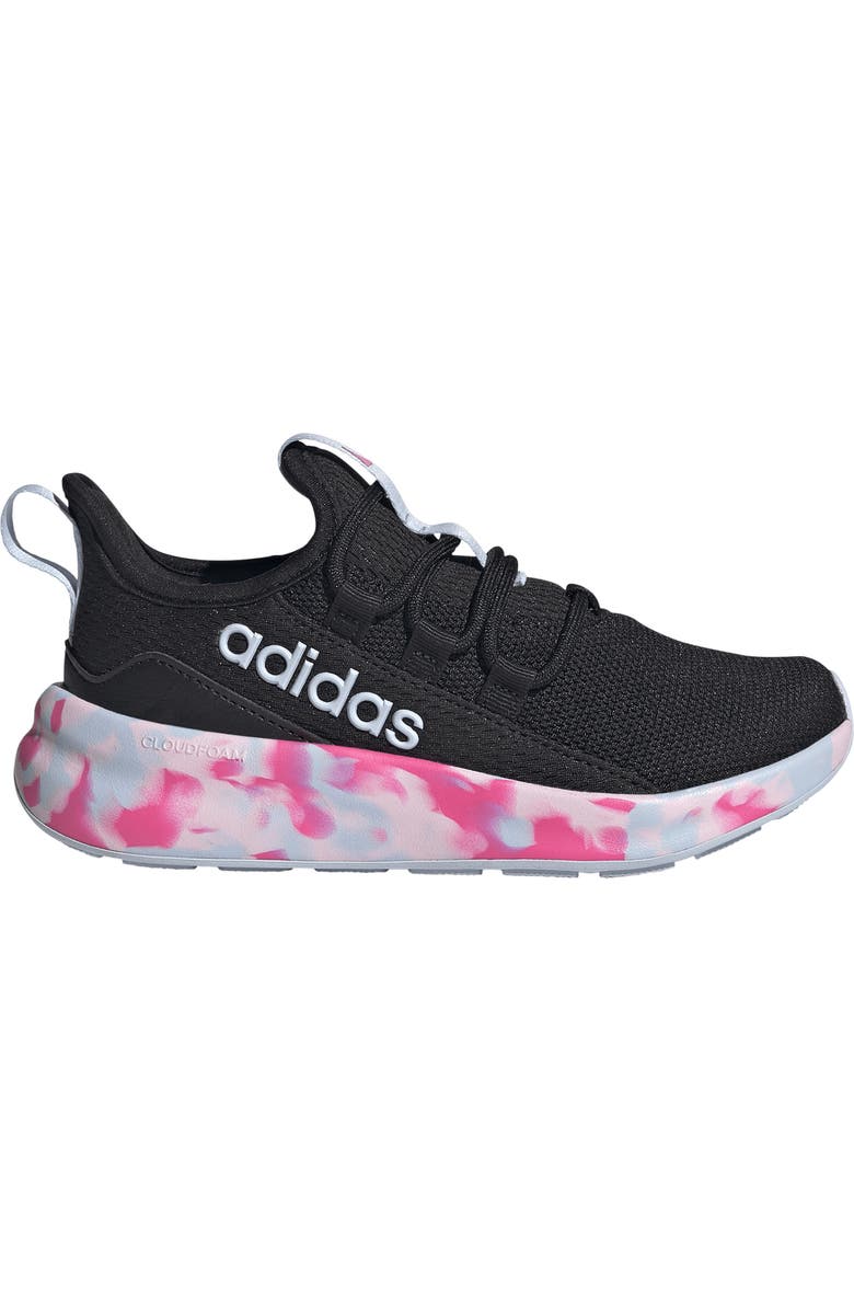 adidas Kids' Lite Racer Adapt 8.0 Sneaker, Alternate, color, Black/ Crystal Sky/ Shock Pink