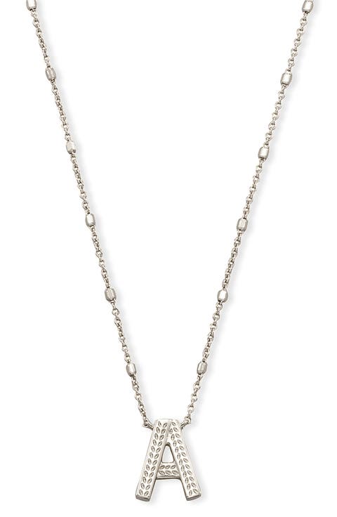 Initial Pendant Necklace