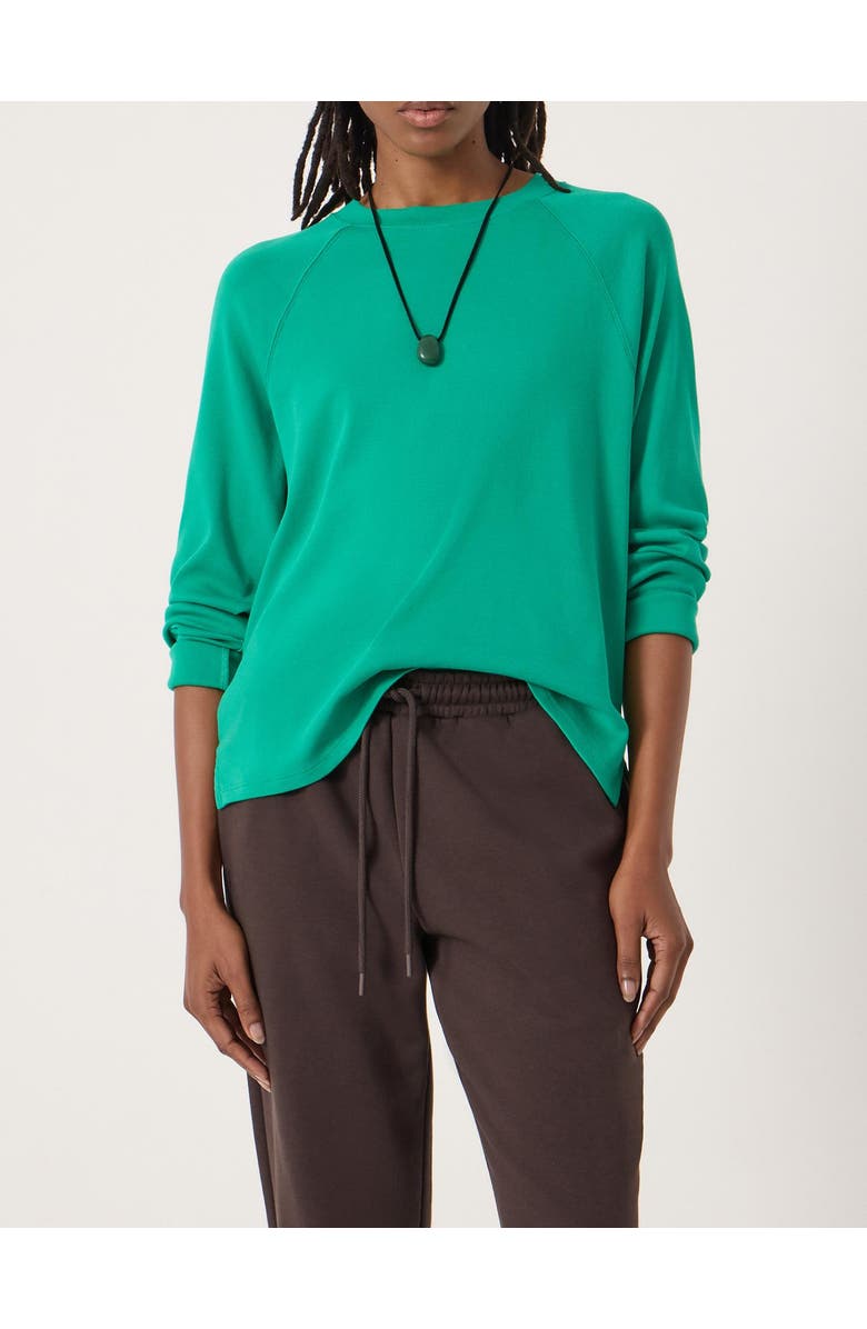 Hush Matilda Raglan Sweatshirt, Alternate, color, Bright Green