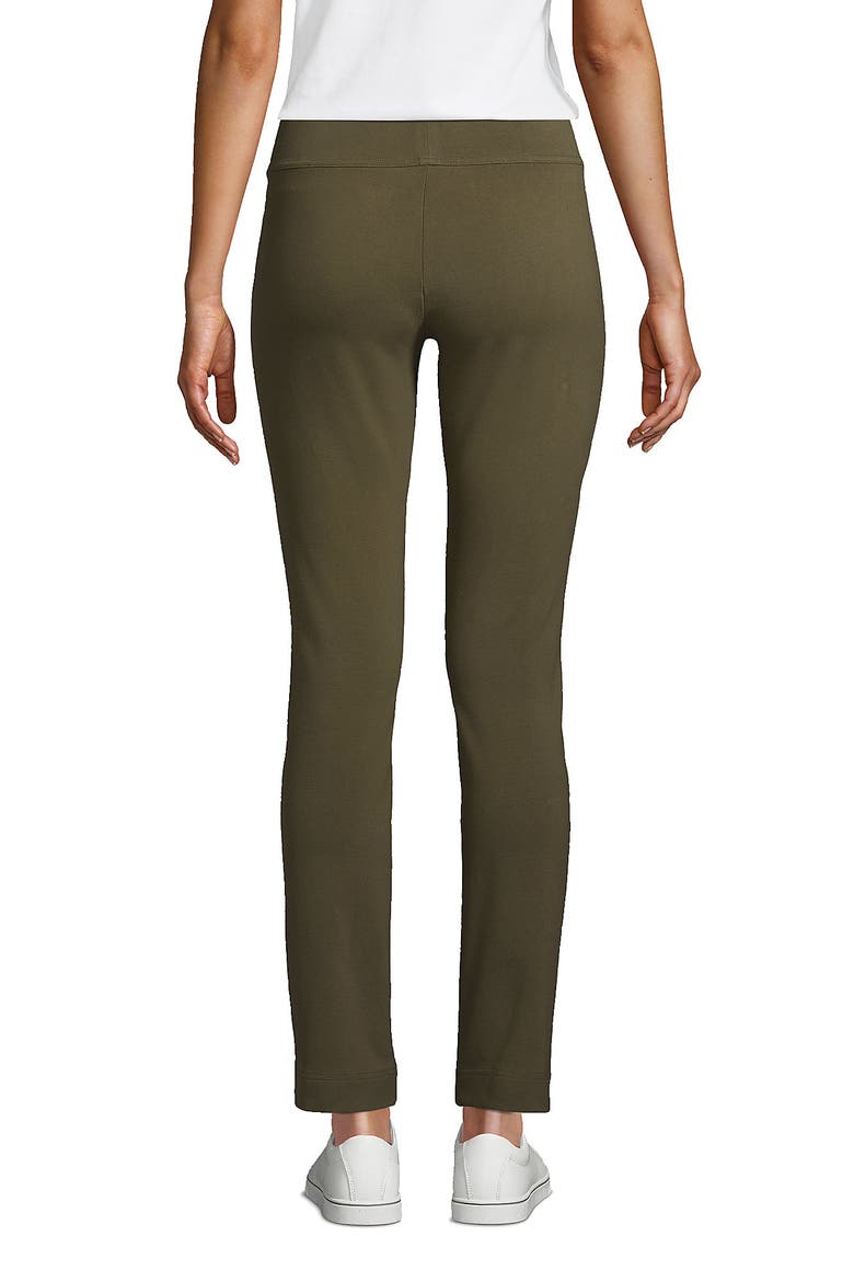 Starfish Mid Rise Slim Leg Pants, Alternate, color, Forest Moss