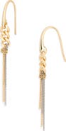 AllSaints Nia Linear Drop Earrings