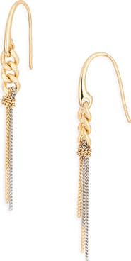 AllSaints Nia Linear Drop Earrings