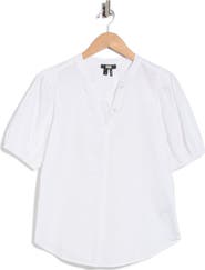 PAIGE Arra Cotton Puff Sleeve Top