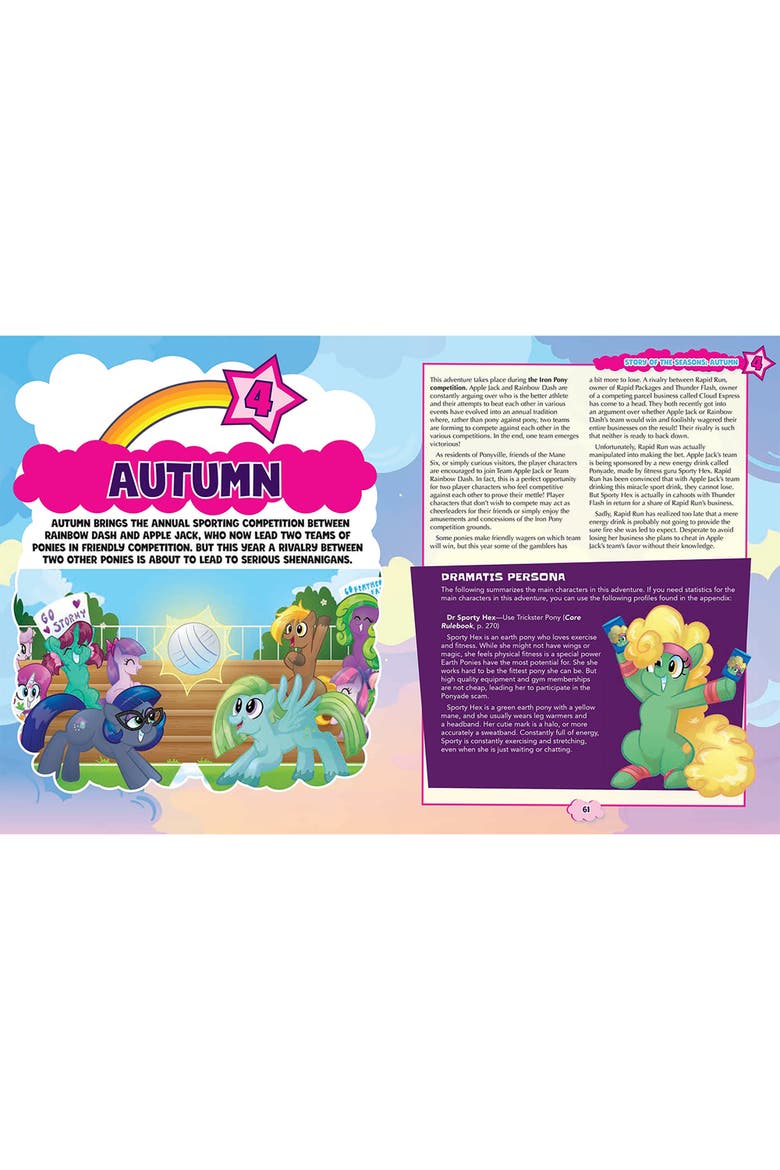 My Little Pony RPG, Story of The Seasons, Expansion Hardcover Book, Alternate, color, Multicolored