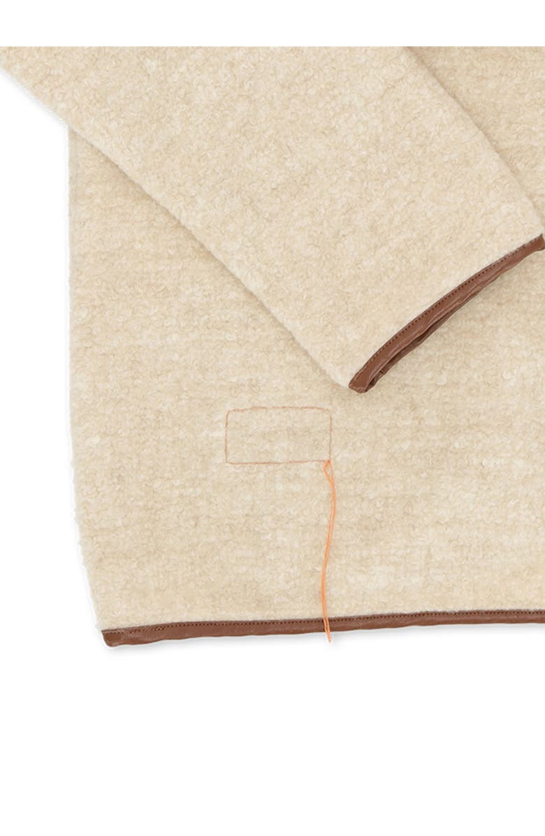 Fortela Teddy Cashmere Silk Jacket, Alternate, color, Cream