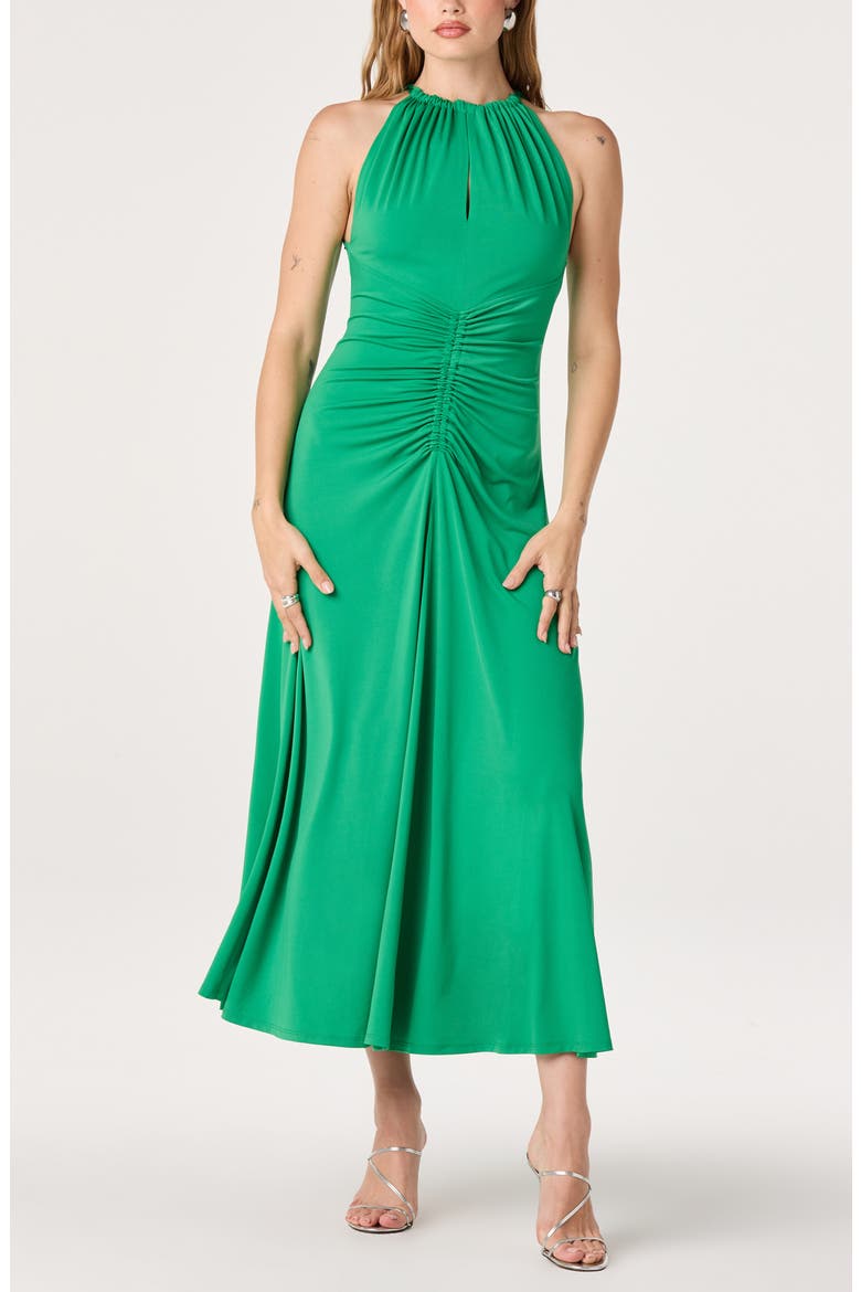 Mallory Sleeveless Dress, Alternate, color, KELLY GREEN