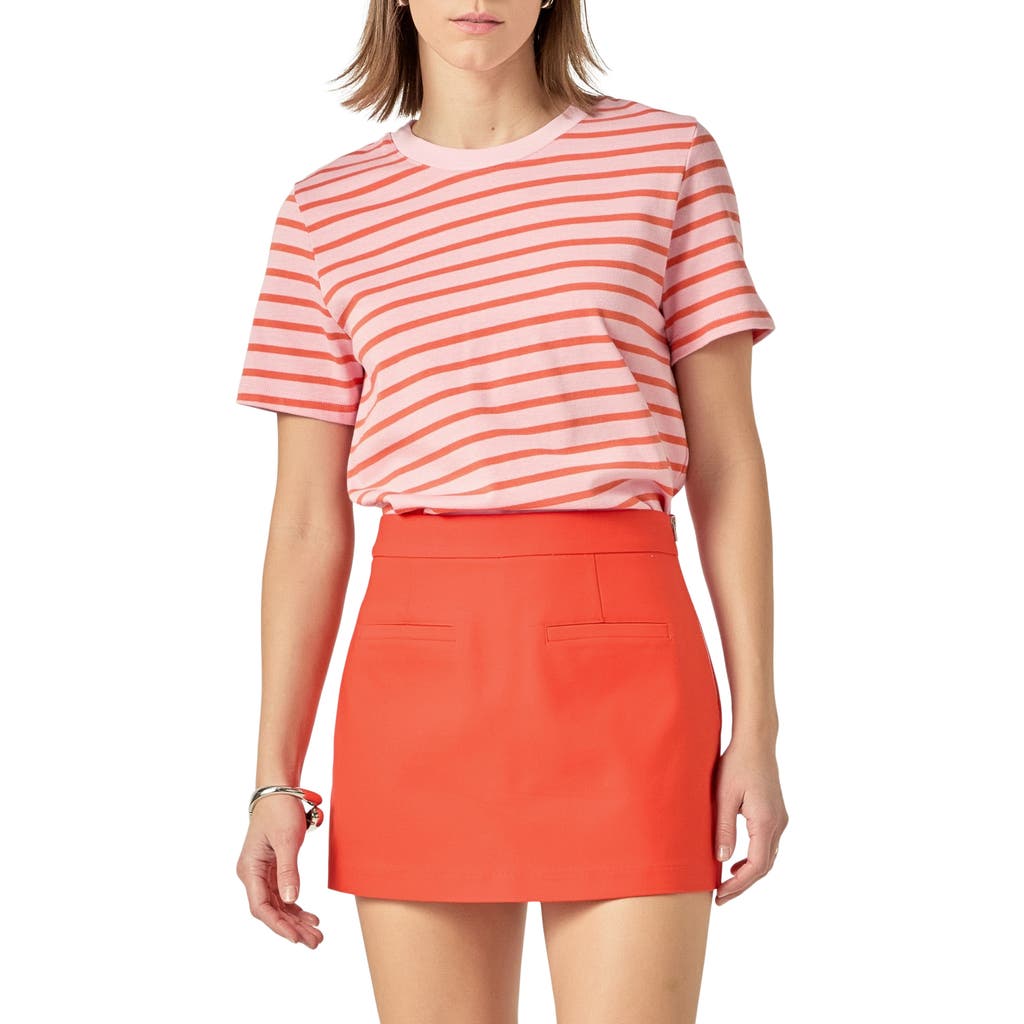 English Factory Stripe T-shirt In Multi