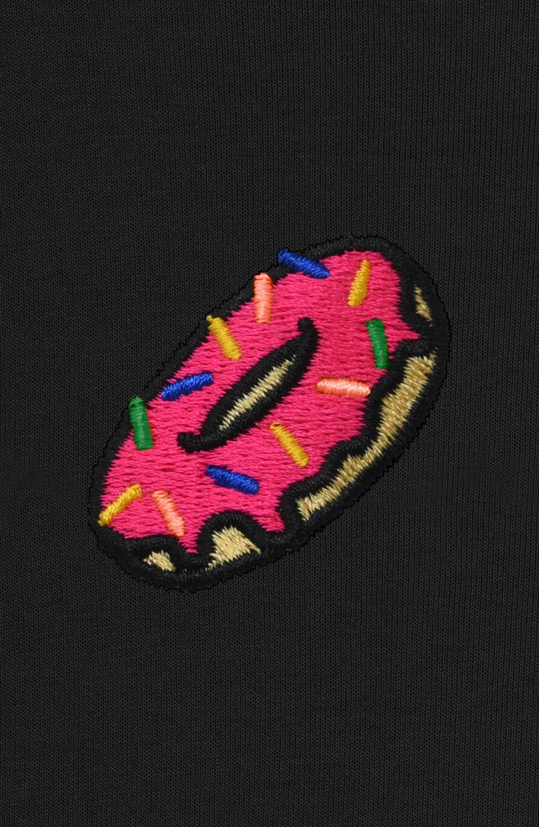 Dalix Donut Fleece Sweatshirt, Alternate, color, Black