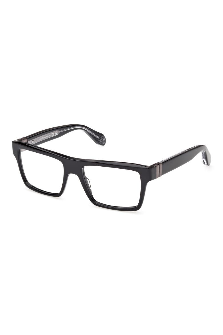 54mm Rectangular Optical Glasses, Alternate, color, BLACK