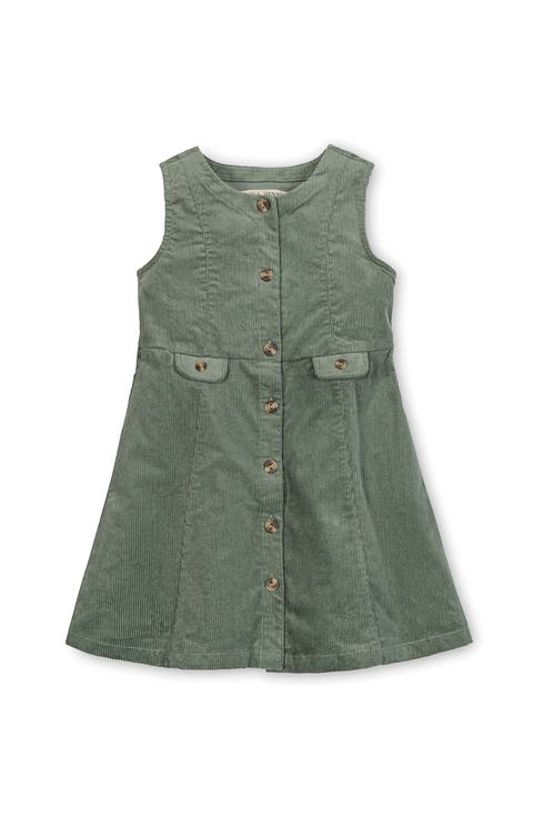 Kids' Organic Corduroy Button Front Jumper (Toddler, Little Kid and Big Kid)